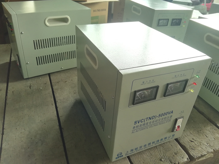 全自动交流稳压器5000W 5kva 220v空调家用稳压器